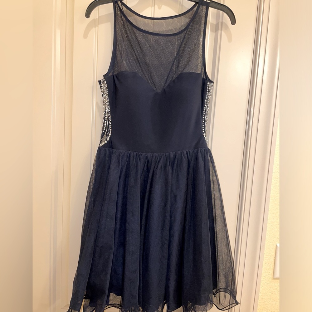 Blondie Nites Navy Formal Dress